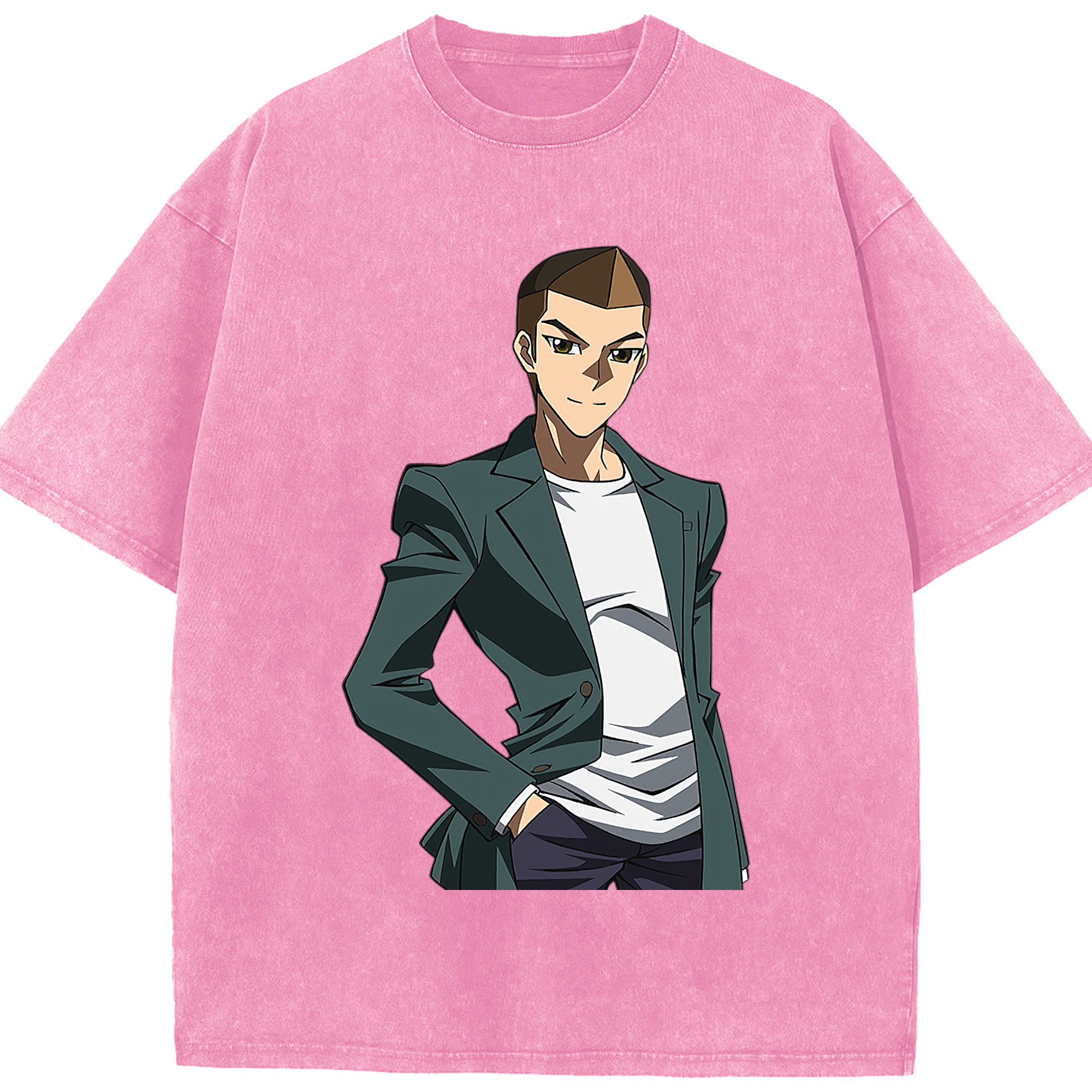 （画像用） 遊☆戯☆王 Yu-Gi-Oh! 綿100% ヴィンテージ風 半袖Tシャツ（フロントプリント）